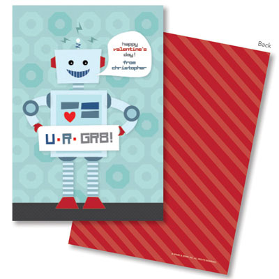 Spark & Spark Valentine's Day Exchange Cards - Robot Love Spark & Spark Valentine's Day Exchange Cards - Robot Love